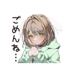 ゆるパーカーちゃんの大学生活（個別スタンプ：27）
