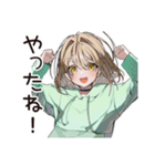 ゆるパーカーちゃんの大学生活（個別スタンプ：30）