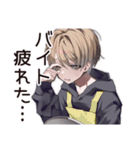 ゆるパーカーくんのキャンパスライフ（個別スタンプ：12）