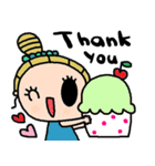 nenerin日常会話スタンプ312英語気遣い（個別スタンプ：1）