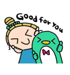 nenerin日常会話スタンプ312英語気遣い（個別スタンプ：34）