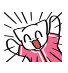 野球ねこ応援団・ピンクチームVer.（個別スタンプ：37）