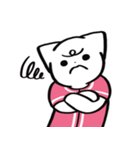 野球ねこ応援団・ピンクチームVer.（個別スタンプ：38）