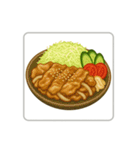 おかずスタンプ〈文字なし・夕食40種〉（個別スタンプ：3）