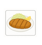おかずスタンプ〈文字なし・夕食40種〉（個別スタンプ：5）
