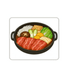 おかずスタンプ〈文字なし・夕食40種〉（個別スタンプ：12）