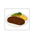 おかずスタンプ〈文字なし・夕食40種〉（個別スタンプ：15）