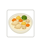 おかずスタンプ〈文字なし・夕食40種〉（個別スタンプ：25）