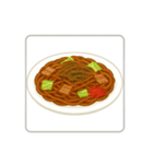 おかずスタンプ〈文字なし・夕食40種〉（個別スタンプ：40）