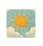 絵本風 お天気スタンプ（個別スタンプ：1）