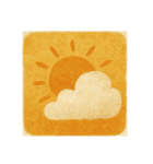 絵本風 お天気スタンプ（個別スタンプ：6）