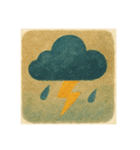 絵本風 お天気スタンプ（個別スタンプ：8）