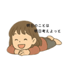 夜更かしさんが眠れない夜に使うスタンプ（個別スタンプ：28）