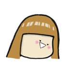親愛なるおかっぱお姉さんに捧ぐスタンプ（個別スタンプ：7）