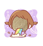 ふわふわ食パンスタンプ（個別スタンプ：18）