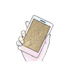 ふわふわ食パンスタンプ（個別スタンプ：24）