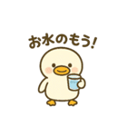 まるまるアヒルの夏のスタンプ（個別スタンプ：6）
