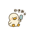 まるまるアヒルの夏のスタンプ（個別スタンプ：19）