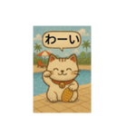 まねき猫のスタンプてす（個別スタンプ：15）