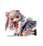 うさぎちゃん「あなたが欲しい」（個別スタンプ：9）
