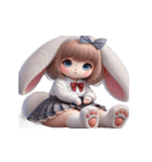 うさぎちゃん「あなたが欲しい」（個別スタンプ：17）