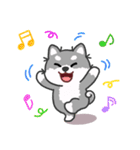 灰色柴犬マランちゃん～毎日が楽しい！（個別スタンプ：34）