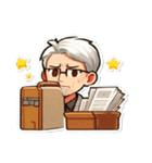 白髪の夫子（個別スタンプ：3）