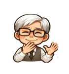 白髪の夫子（個別スタンプ：4）