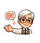 白髪の夫子（個別スタンプ：6）