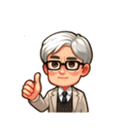 白髪の夫子（個別スタンプ：7）