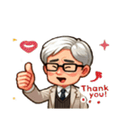 白髪の夫子（個別スタンプ：8）