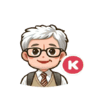 白髪の夫子（個別スタンプ：10）