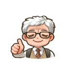 白髪の夫子（個別スタンプ：12）