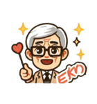 白髪の夫子（個別スタンプ：18）
