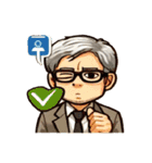 白髪の夫子（個別スタンプ：19）
