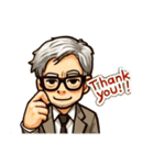白髪の夫子（個別スタンプ：22）