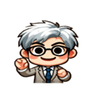 白髪の夫子（個別スタンプ：28）
