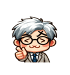 白髪の夫子（個別スタンプ：36）