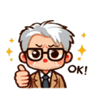 白髪の夫子（個別スタンプ：37）