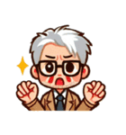 白髪の夫子（個別スタンプ：38）