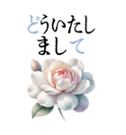 6月の花 大きくて見やすい挨拶スタンプ（個別スタンプ：10）