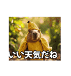 ほんわか動物の毎日スタンプ（個別スタンプ：18）