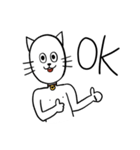 猫人間にゃろすけの日常1（個別スタンプ：3）