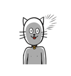 猫人間にゃろすけの日常1（個別スタンプ：22）