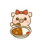 はらぺこぶたさん – 食いしんぼうスタンプ（個別スタンプ：1）