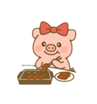 はらぺこぶたさん – 食いしんぼうスタンプ（個別スタンプ：9）