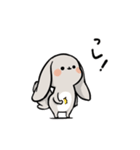 グレーのロップイヤーさん【感情】（個別スタンプ：25）