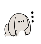 グレーのロップイヤーさん【感情】（個別スタンプ：28）