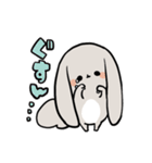 グレーのロップイヤーさん【感情】（個別スタンプ：38）