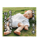 エッホエッホ伝える赤ちゃん【面白い】（個別スタンプ：21）